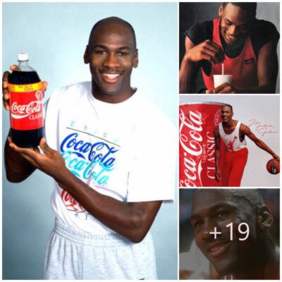 Michael Jordan at the age of 23 won lucrative contracts with McDonald’s and Coca-Cola, earning $4 million a year with just a smile