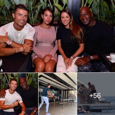 Ronaldo and His Girlfriend Join Michael Jordan and His Wife for a Memorable Date