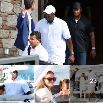 Legendary NBA Michael Jordan begins vacation in dreamy Italy with his wife and twin daughters
