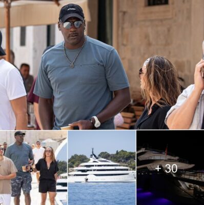 Michael Jordan indulges in a luxurious vacation with his wife aboard a lavish yacht worth $1.2 million per week in Croatia. -007