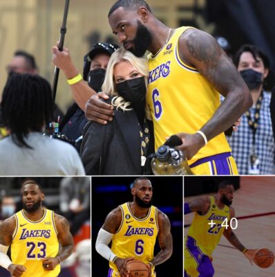 Lakers Honor the Jersey Retirement of LeBron James: Jeanie Buss Reflects on His Legacy as a Lakers Icon.