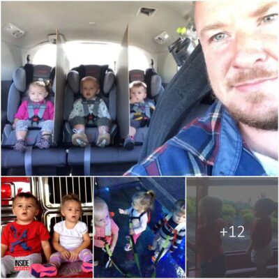 This dad with triplets has devised a humorous resolution to end sibling squabbles in the car