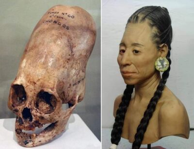 Discovering the Elongated Skulls of Paracas: Unearthed in 1928, these skulls reveal the intriguing practice of cranial deformation in the ancient Paracas civilization
