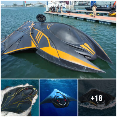 The manta ray-shaped armored submarine Kronos by Highland Systems
