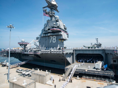 The Gerald R. Ford: World’s Largest Aircraft Carrier with a Capacity for 75 Aircraft and a $33 Trillion Price Tag.