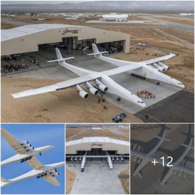 El avión más grande del mundo, con alas más largas que un campo de fútbol, completa un vuelo de prueba récord de 6 horas