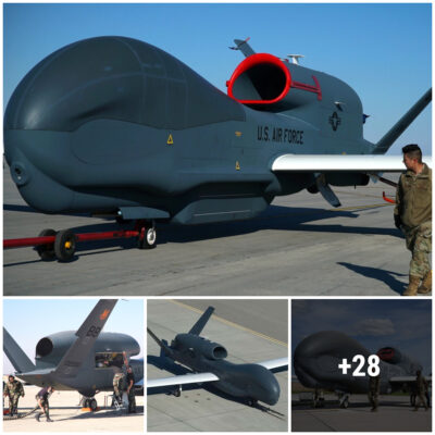 Among remotely piloted aircraft, the largest in the US is the RQ-4 Global Hawk.
