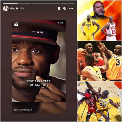 Shaquille O’Neal Posts An Old And Shortened Video When LeBron James Selected Michael Jordan As Best Player Of All Time