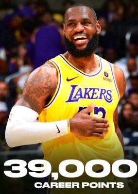 Lakers’ LeBron James hits unreal 39,000 points milestone vs. Jazz, sparks GOAT talk