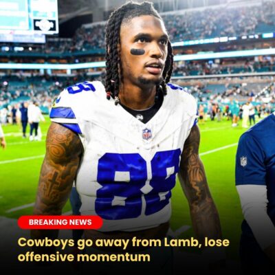 Cowboys go away from Lamb, lose offensive momentum