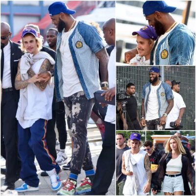 When Celebrity Powerhouses Unite: Justin Bieber and Hailey Baldwin Collaborate with LeBron James at John Elliott’s NYFW Showcase