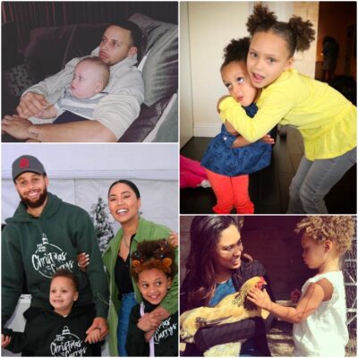 Captivating and inspiring the online community: Surprised by never-before-seen photos of Stephen Curry’s adorable little family