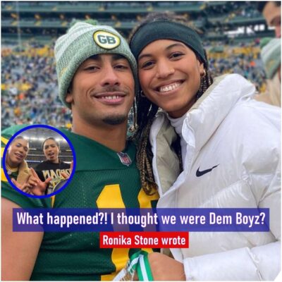 VIDEO: “I thought we were Dem Boyz!” – Jordan Love’s girlfriend Ronika Stone throws massive shade at the Cowboys after Packers’ Wild Card Game win