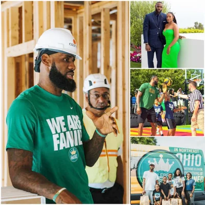 “From Adversity to Generosity: LeBron James’ Redemption Odyssey, Transforming Akron through Education, Basketball, and Community Empowerment”