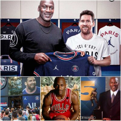 Michael Jordan’s fortunes skyrocketed with the appearance of Lionel Messi at PSG in the past ‎