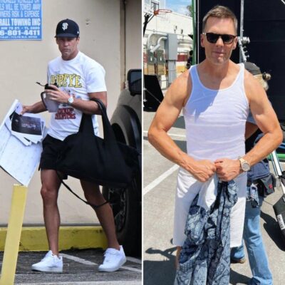 Tom Brady shows he’s still in NFL-ready shape as 46-year-old legend heads to gym showing off bulging muscles