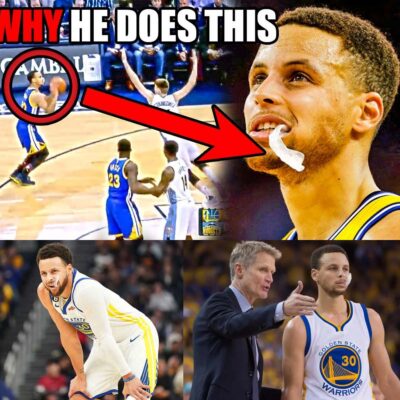 The Reason Behind Stephen Curry’s Use of a Mouthguard and Chewing Habit in Warriors Games