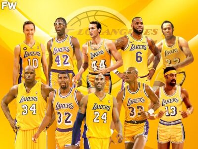 The strongest NBA squad of all time, LA Lakers is an untouchable name
