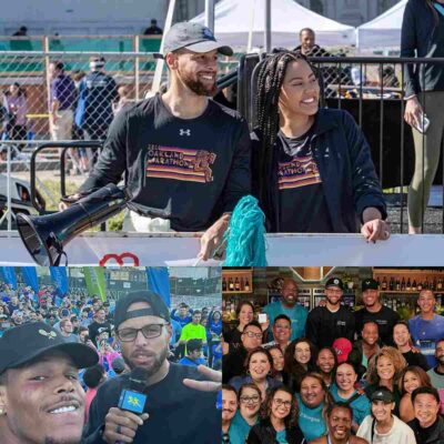 Stephen Curry and wife share joyful moments participating in the Oakland Marathon in the latest photos
