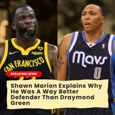 Shawn Marion Explains Why He Was A Way Better Defender Than Draymond Green
