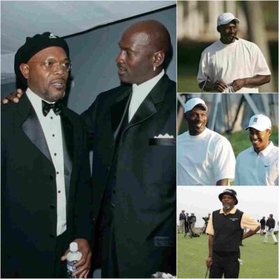 Celebrating their friendship, Michael Jordan and Samuel went golfing together at an expensive resort in Chicago