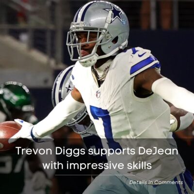 Trevon Diggs supports DeJean with impressive skills