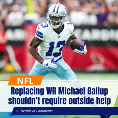 Replacing WR Michael Gallup shouldn’t require outside help