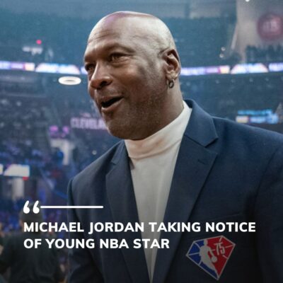 Mісhael Jordаn tаkіng notісe of young NBA ѕtаr