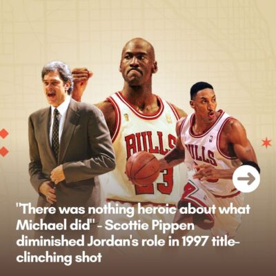 “There was nothing heroic about what Michael did” – Scottie Pippen diminished Jordan’s role in 1997 title-clinching shot