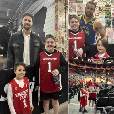 Klay Connects with Young Warriors Fans who Skip School to Attend Portland Event