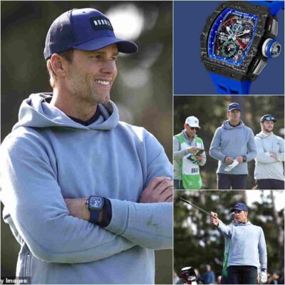 Tom Brady spotted wearing $190k Richard Mille watch during latest career venture as NFL icon tackles Pebble Beach
